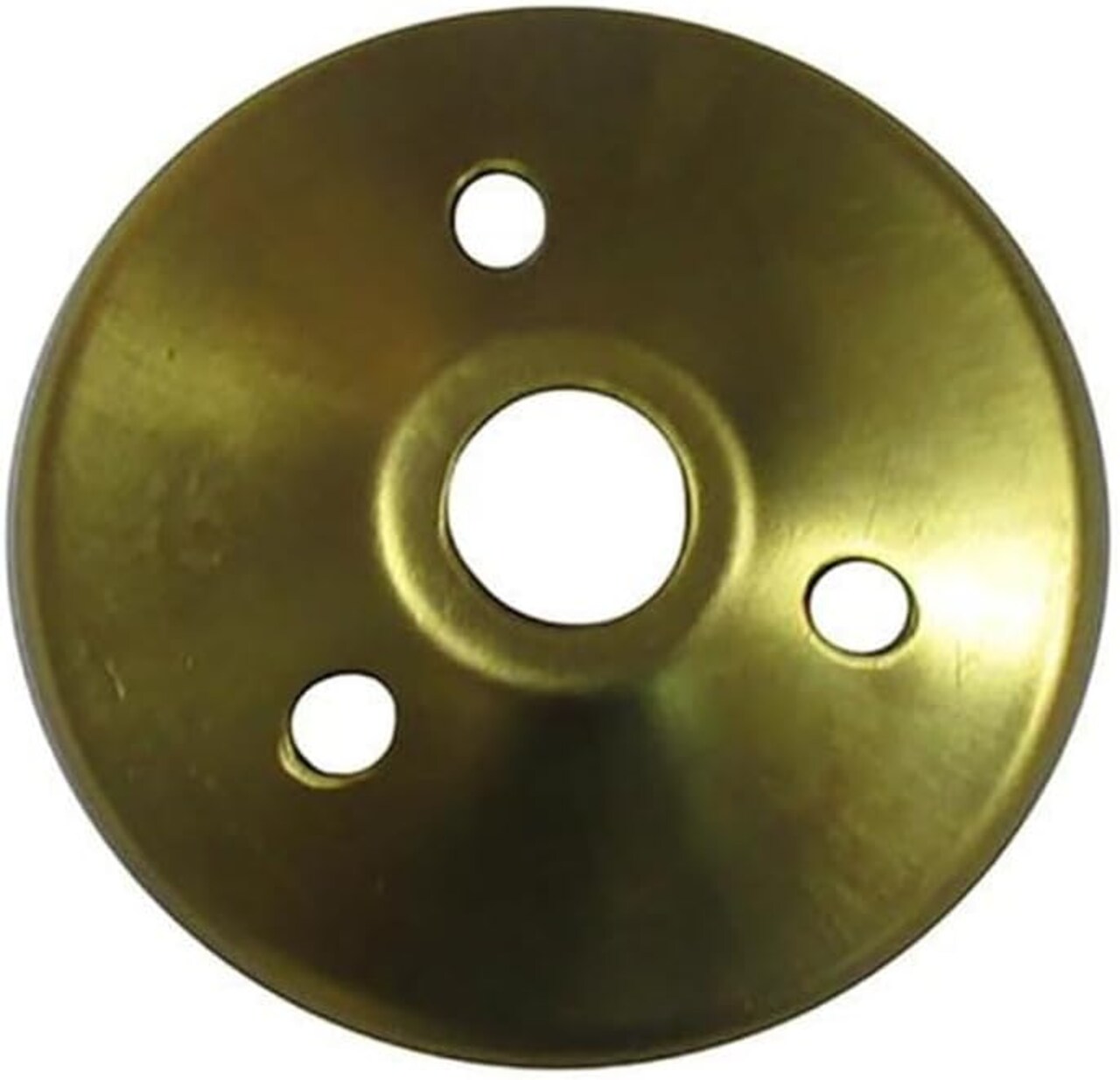 2" RD. Perforated Solid Brass Vase Cap for Lamp Fixtures & Other Crafts